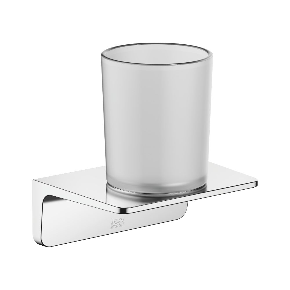 Dornbracht Glashalter, 90mm Stichmaß, Kristallglas matt, Ausladung 103mm, Chrom... DORNBRACHT-83400976-00 4099477243658 (Abb. 2)