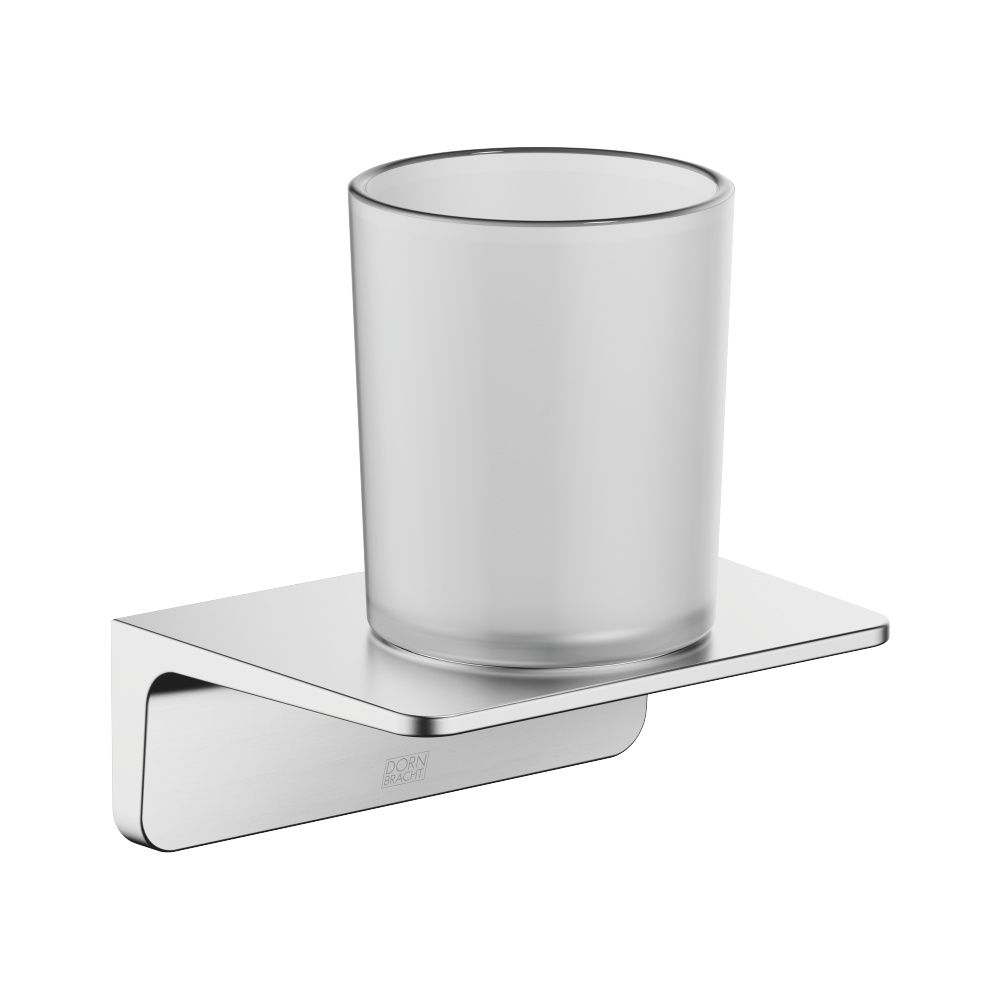Dornbracht Glashalter, 90mm Stichmaß, Kristallglas matt, Ausladung 103mm, Chrom... DORNBRACHT-83400976-93 4099477273716 (Abb. 2)