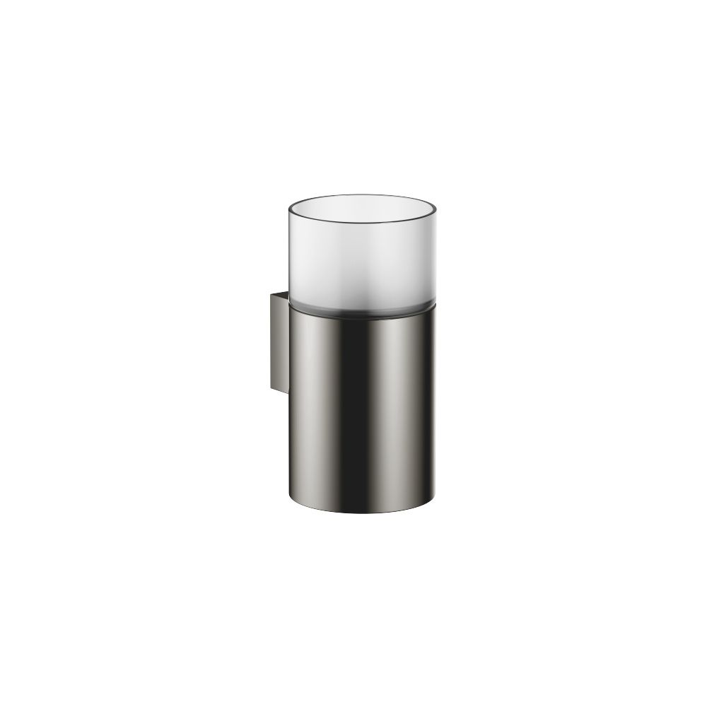 Dornbracht Glashalter Wandmodell, Kristallglas matt, Ausladung 110mm, Dark Chro... DORNBRACHT-83401979-19 4029011999284 (Abb. 2)