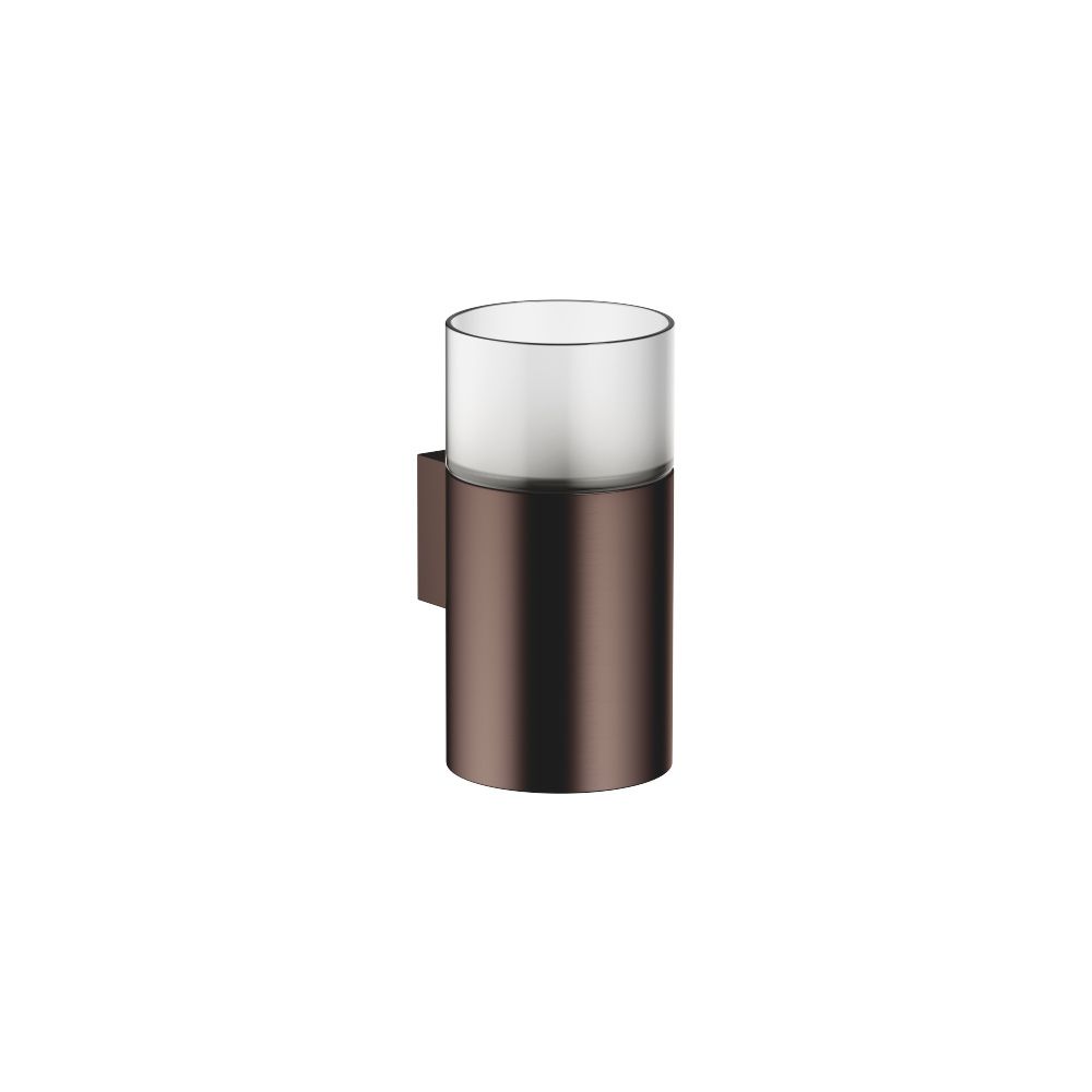 Dornbracht Glashalter Wandmodell, Kristallglas matt, Ausladung 110mm, Dark Bron... DORNBRACHT-83401979-43 4099477468068 (Abb. 2)