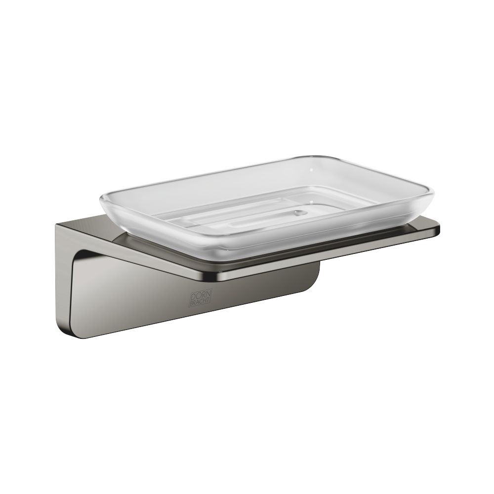 Dornbracht Seifenhalter Kristallglas matt 140x67x103mm Stichmaß 90mm, Dark Chro... DORNBRACHT-83410976-19 4099477273730 (Abb. 2)