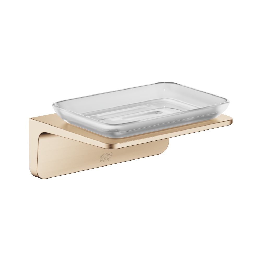 Dornbracht Seifenhalter Kristallglas matt 140x67x103mm Stichmaß 90mm, Light Gol... DORNBRACHT-83410976-27 4099477273747 (Abb. 2)