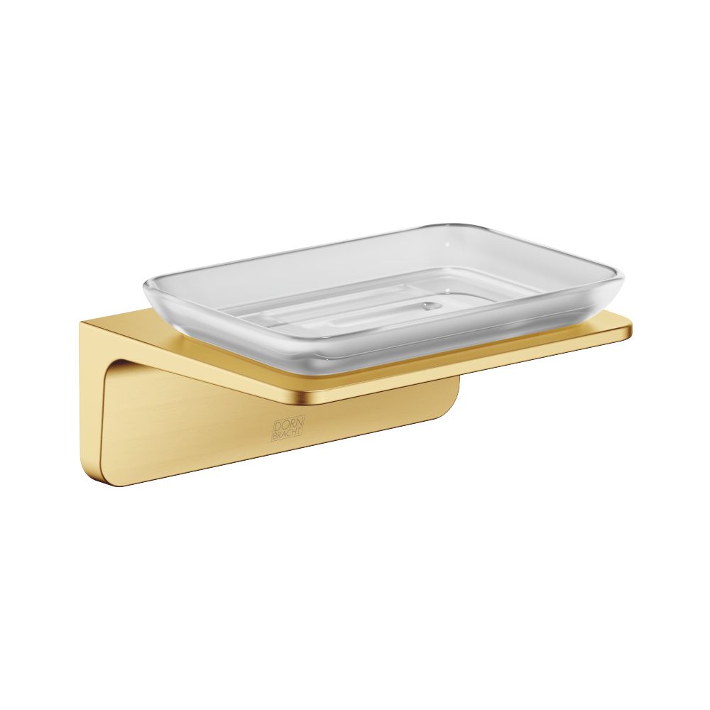 Dornbracht Seifenhalter Kristallglas matt 140x67x103mm Stichmaß 90mm, Gold gebü... DORNBRACHT-83410976-37 4099477440750 (Abb. 2)