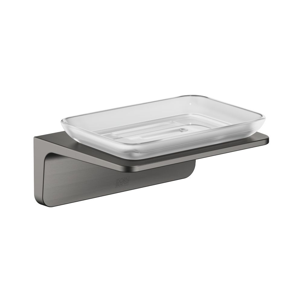 Dornbracht Seifenhalter Kristallglas matt 140x67x103mm Stichmaß 90mm, Dark Plat... DORNBRACHT-83410976-99 4099477273778 (Abb. 2)