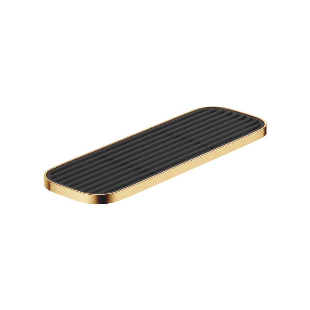 Dornbracht Ablage Wandmodell 300x26x100mm ohne Gittereinsatz, Gold gebürstet PV... DORNBRACHT-83482970-37 4099477440804 (Abb. 2)