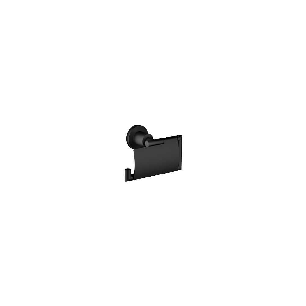Dornbracht Papierrollenhalter mit Deckel Tara, Ausladung 77mm, Schwarz matt... DORNBRACHT-83510892-33 4029011516054 (Abb. 2)