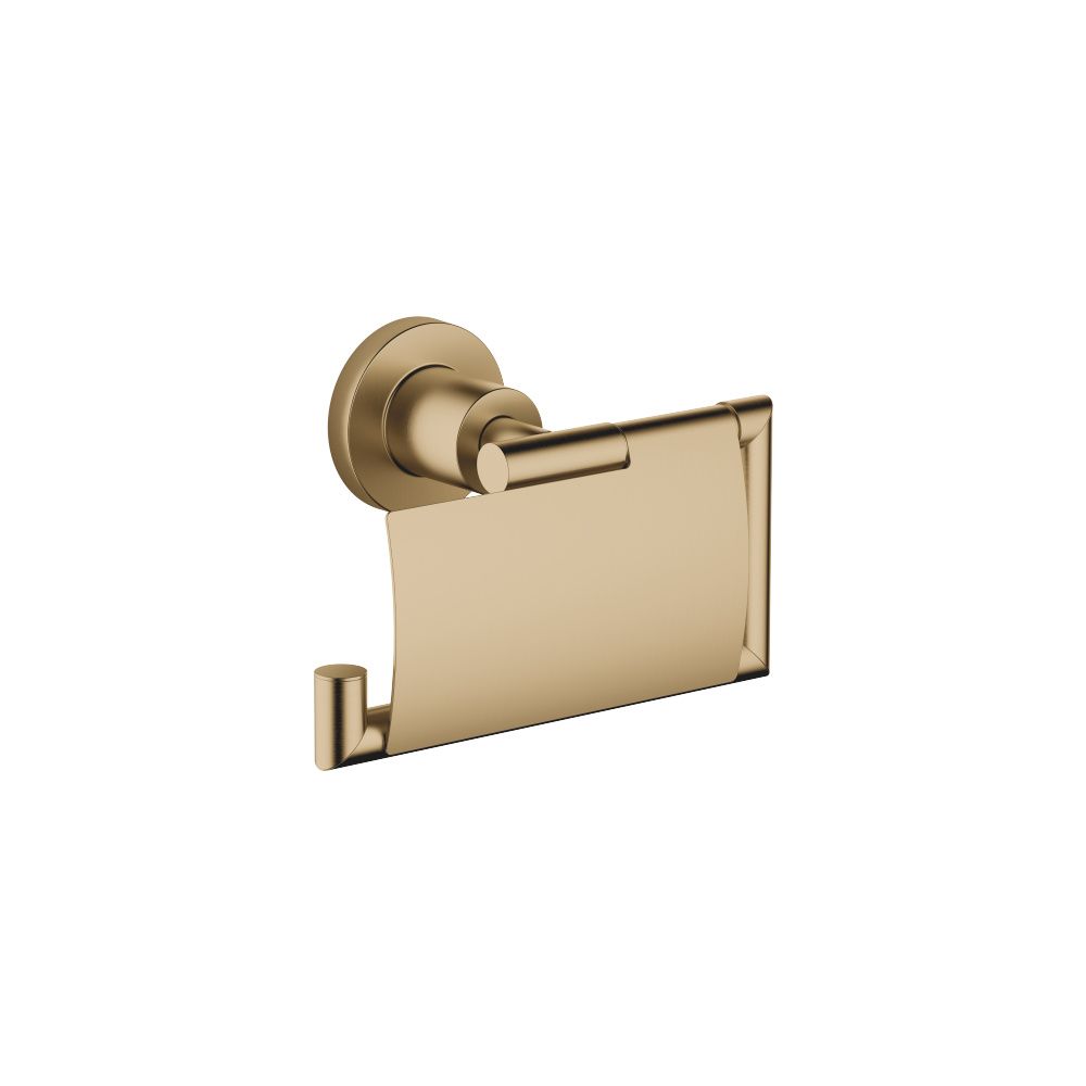 Dornbracht Papierrollenhalter mit Deckel Tara, Ausladung 77mm, Dark Brass gebür... DORNBRACHT-83510892-39 4099477351254 (Abb. 2)