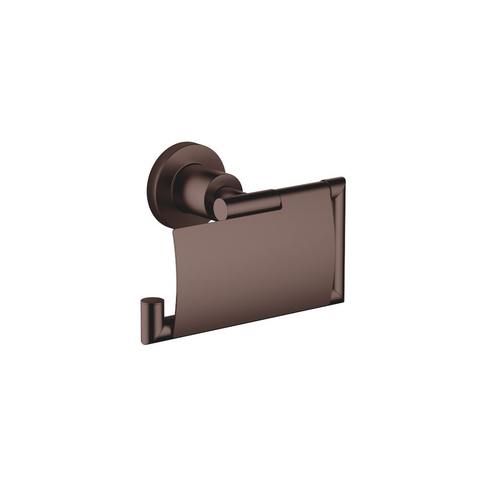 Dornbracht Papierrollenhalter Tara mit Deckel, Ausladung 77mm, Dark Bronze gebü... DORNBRACHT-83510892-43 4099477468143 (Abb. 2)