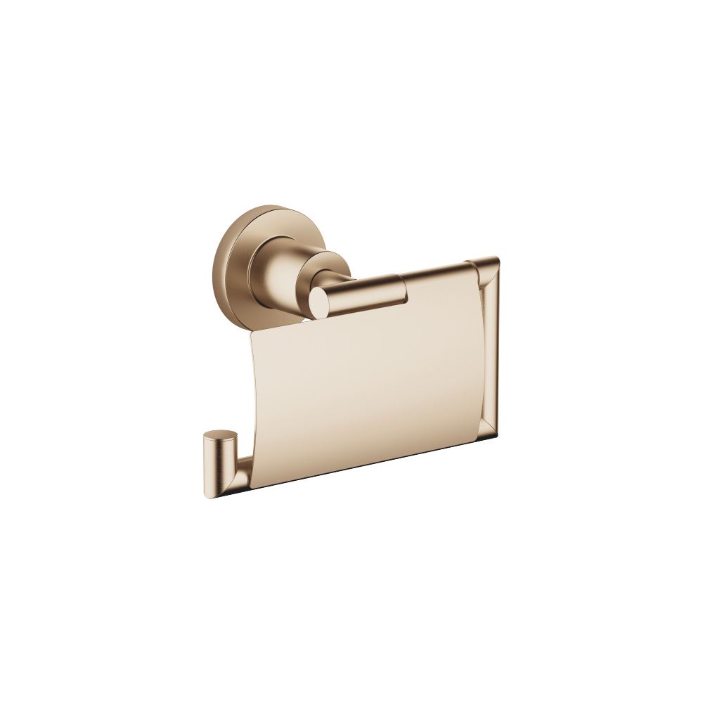 Dornbracht Papierrollenhalter Tara mit Deckel, Ausladung 77mm, Champagne gebürs... DORNBRACHT-83510892-46 4099477034522 (Abb. 2)