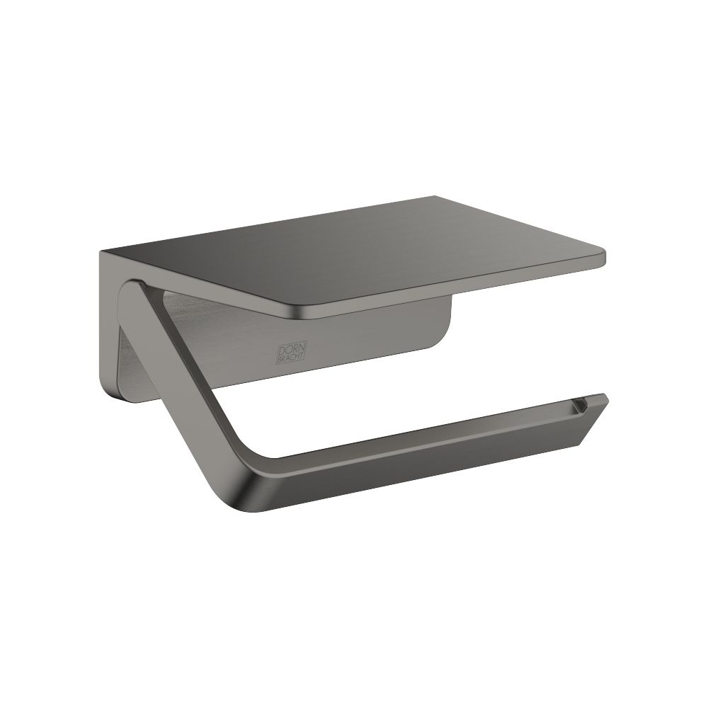 Dornbracht Papierrollenhalter mit Ablage 145x73x103mm Stichmaß 90mm, Dark Plati... DORNBRACHT-83515976-99 4099477273921 (Abb. 2)