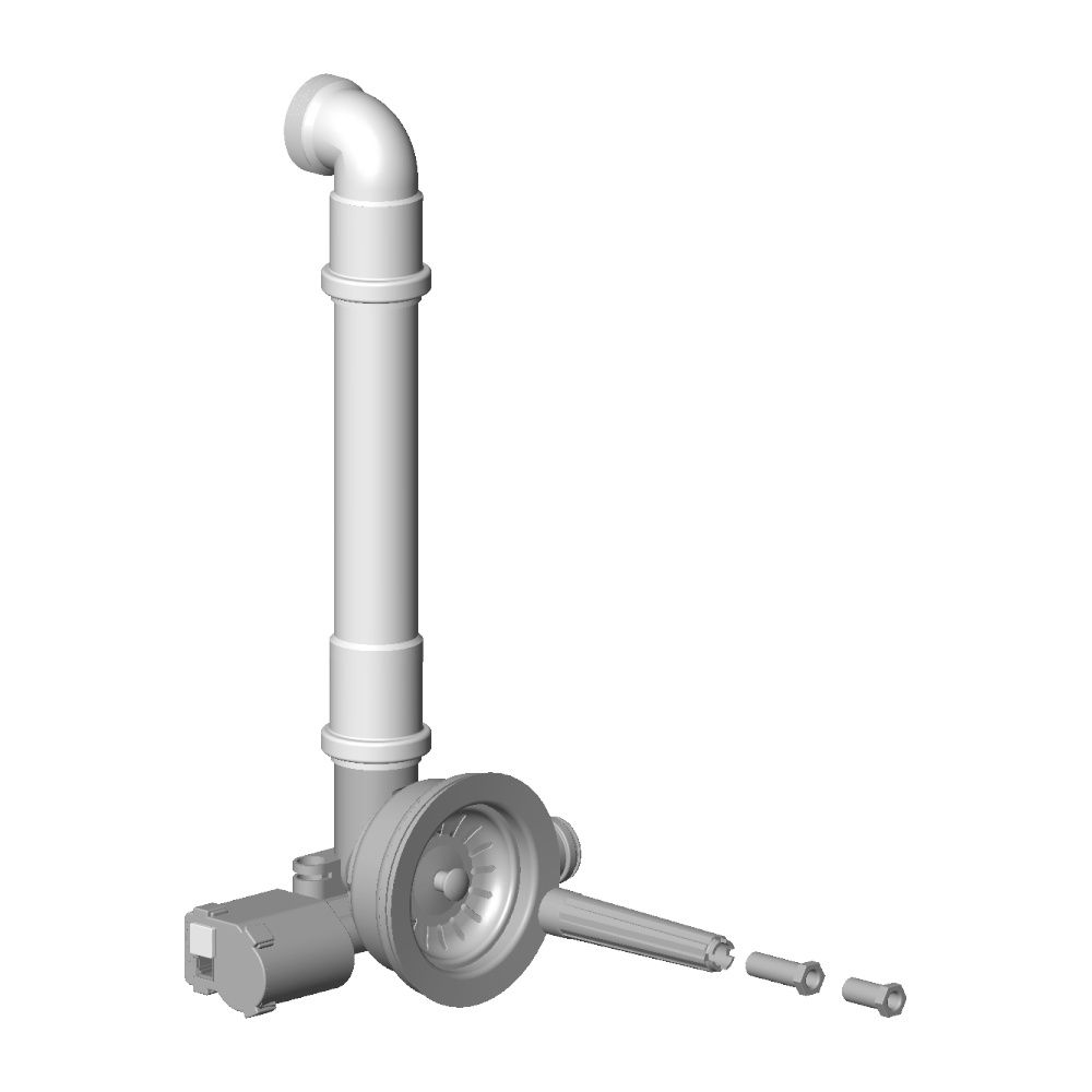 Dornbracht Ablaufgarnitur für Spültisch, 500x35x195mm Edelstahl, 04110105600... DORNBRACHT-04110105600-85 4029011658587 (Abb. 2)
