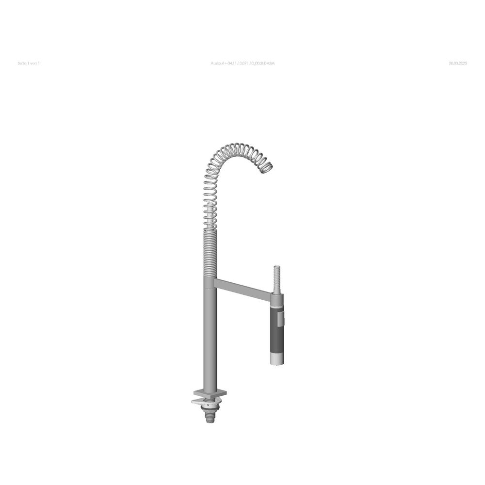 Dornbracht Auslauf für eUNIT Kitchen, 600x100x380mm, Platin gebürstet, 04111... DORNBRACHT-04111007110-06 4029011665868 (Abb. 2)