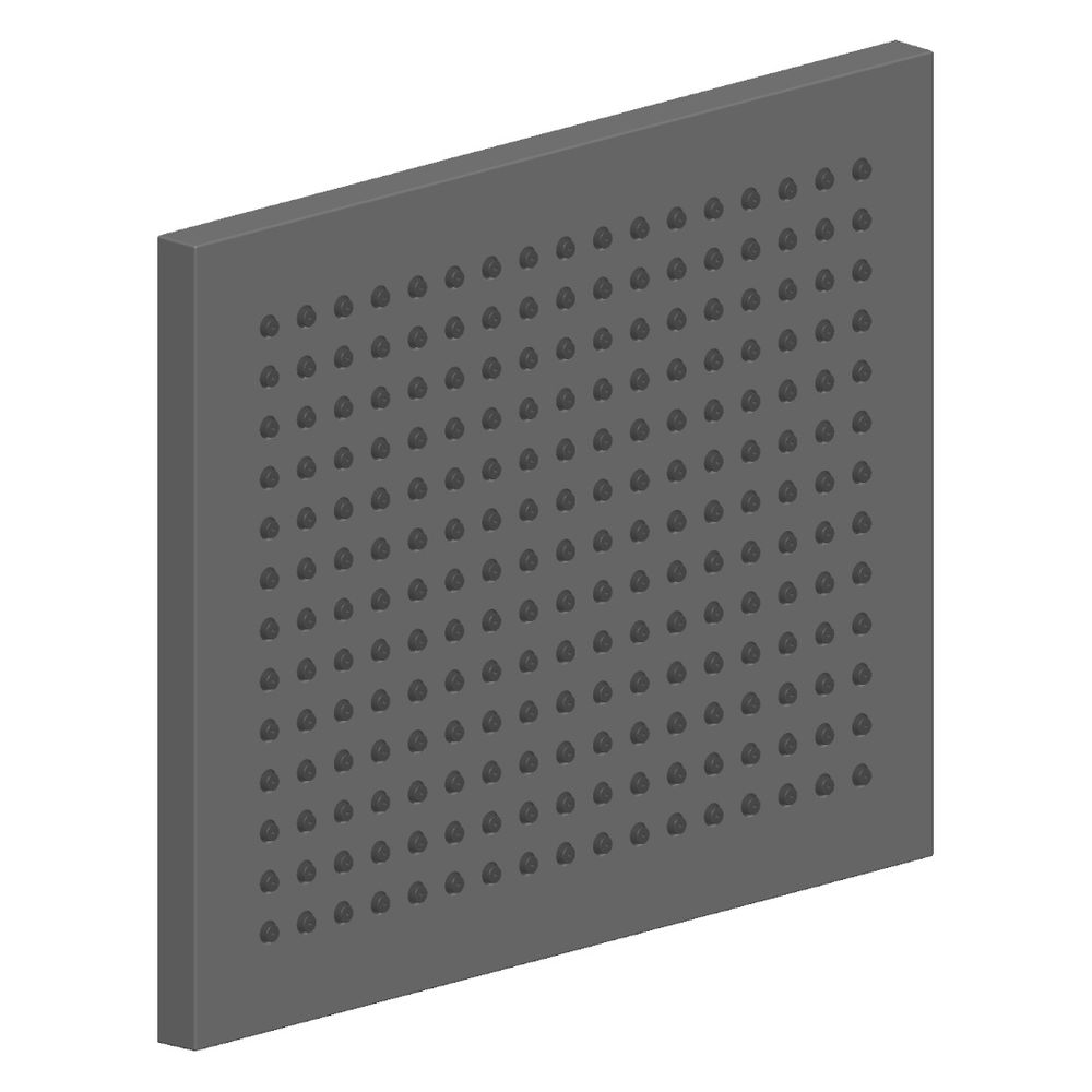 Dornbracht Regenbrause eckig, 300x240mm, Messing gebürstet, 04120506300-28... DORNBRACHT-04120506300-28 4029011895678 (Abb. 2)