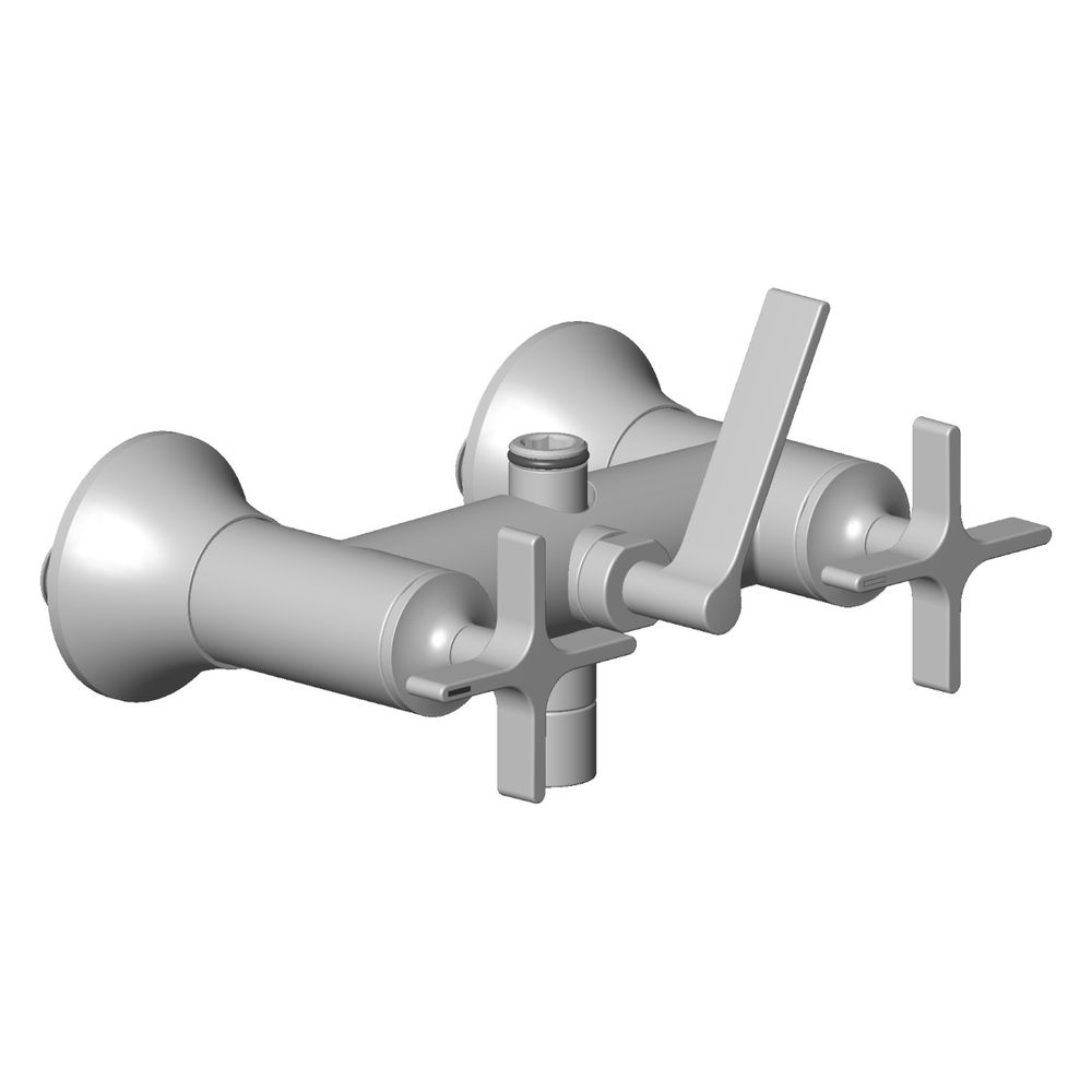Dornbracht Anschluss für Wanne Wand, 222x144x134mm, Platin gebürstet, 041710... DORNBRACHT-04171002003-06 4029011878794 (Abb. 2)