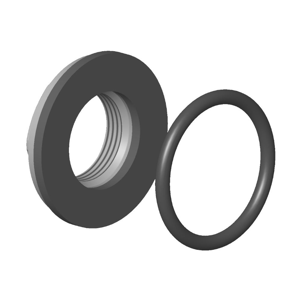 Dornbracht Befestigung mit Dichtungen, 45mm 3/4", 0423100040490... DORNBRACHT-0423100040490 4029011334979 (Abb. 2)
