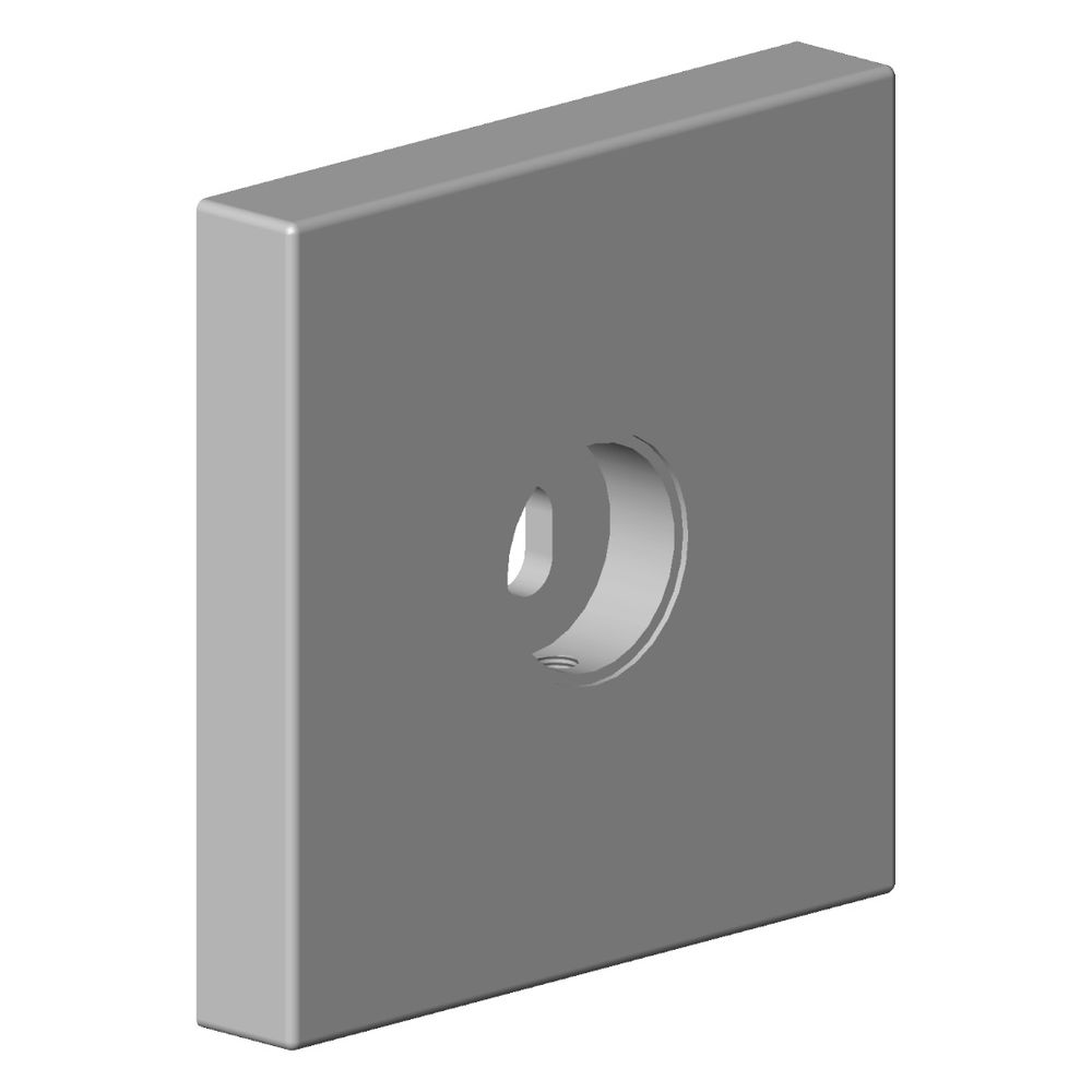 Dornbracht Halter für Symetrics Duschgarnitur, 60x60x25mm, Platin gebürstet, 0... DORNBRACHT-081798507-06 4029011588235 (Abb. 2)