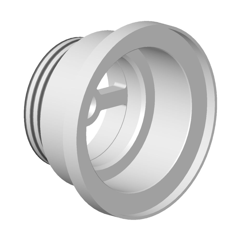 Dornbracht Anschluss, Messing gebürstet 23kt Gold, 091110156-28... DORNBRACHT-091110156-28 4029011868443 (Abb. 2)