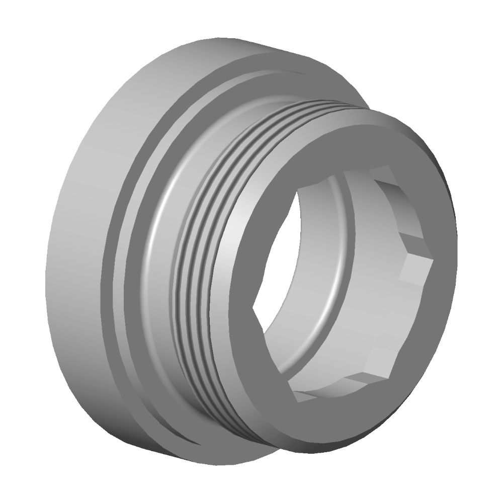 Dornbracht Rastbuchsenaufnahme, 19,5x9,5mm, Platin gebürstet, 091212043-06... DORNBRACHT-091212043-06 4029011658136 (Abb. 2)