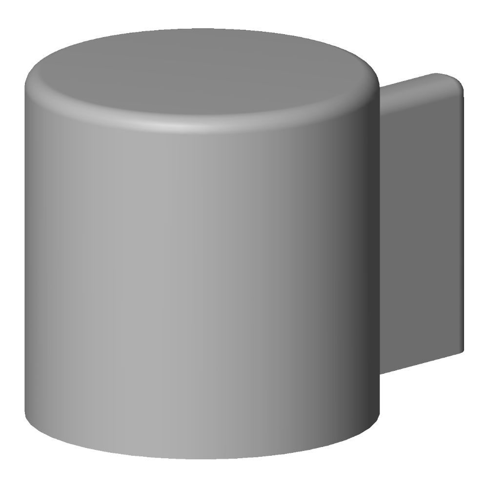 Dornbracht Griff mit Nase, 25x25mm, Platin gebürstet, 092098002-06... DORNBRACHT-092098002-06 4029011523892 (Abb. 2)