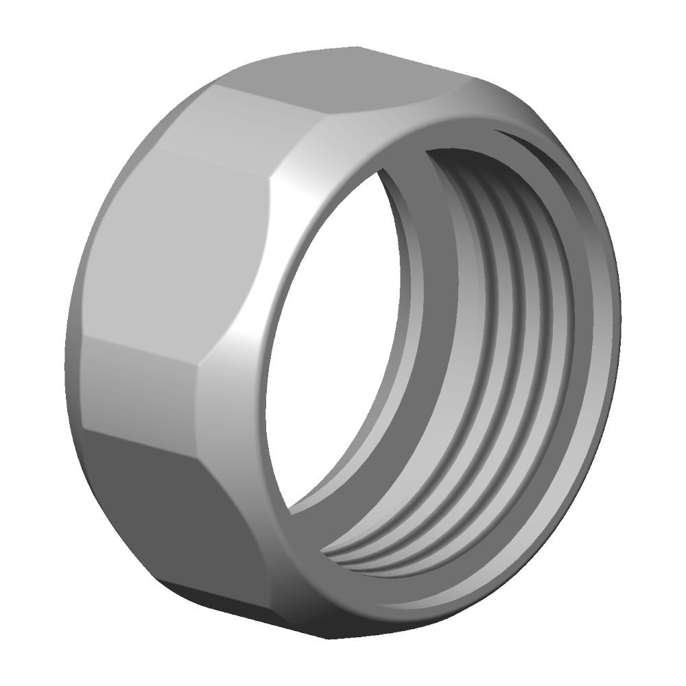 Dornbracht Befestigung Überwurfmutter, 3/4", Chrom, 092330010-00... DORNBRACHT-092330010-00 4029011361289 (Abb. 2)