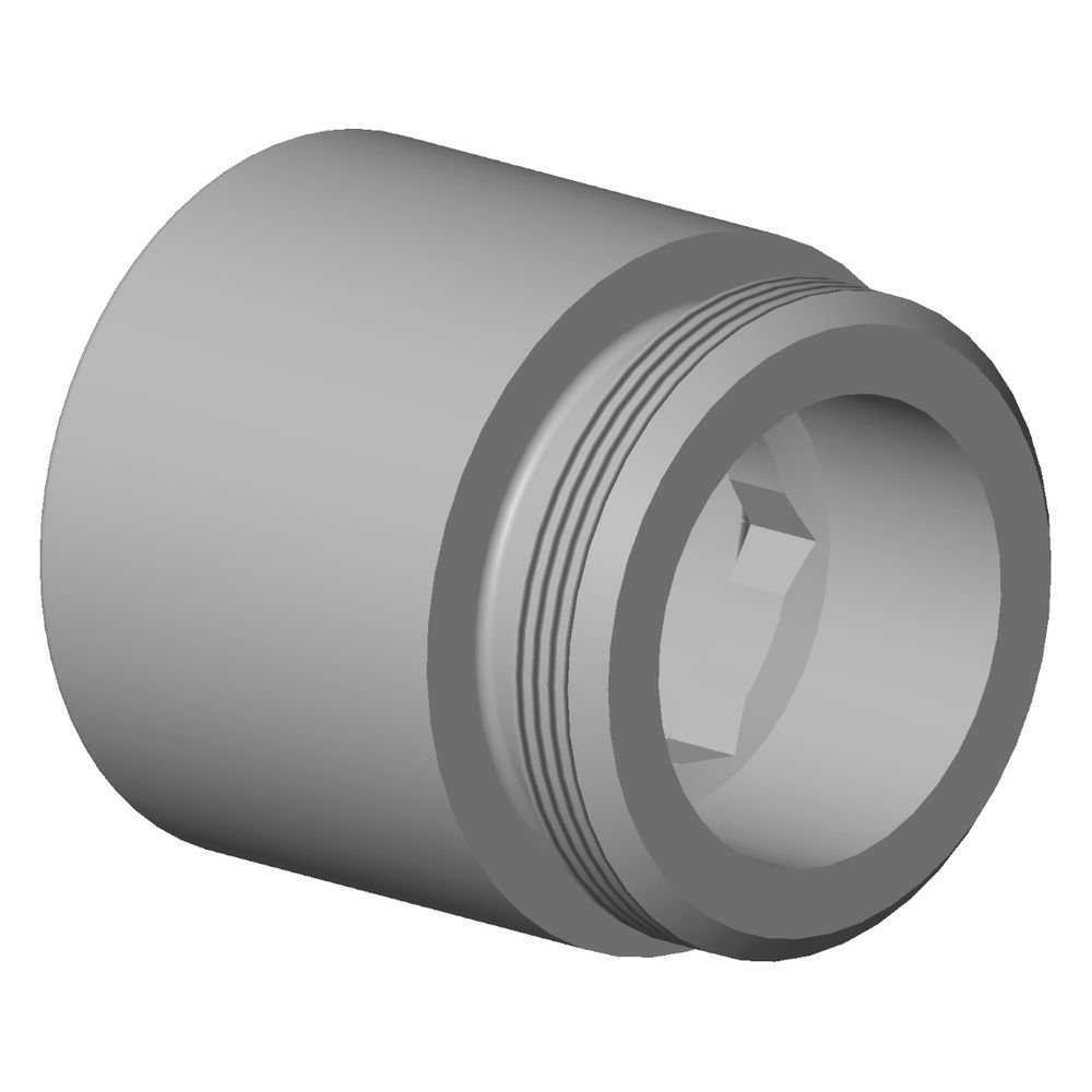 Dornbracht Nippel, 26,5x26,5mm, Platin matt, 09240416410-06... DORNBRACHT-09240416410-06 4029011568015 (Abb. 2)