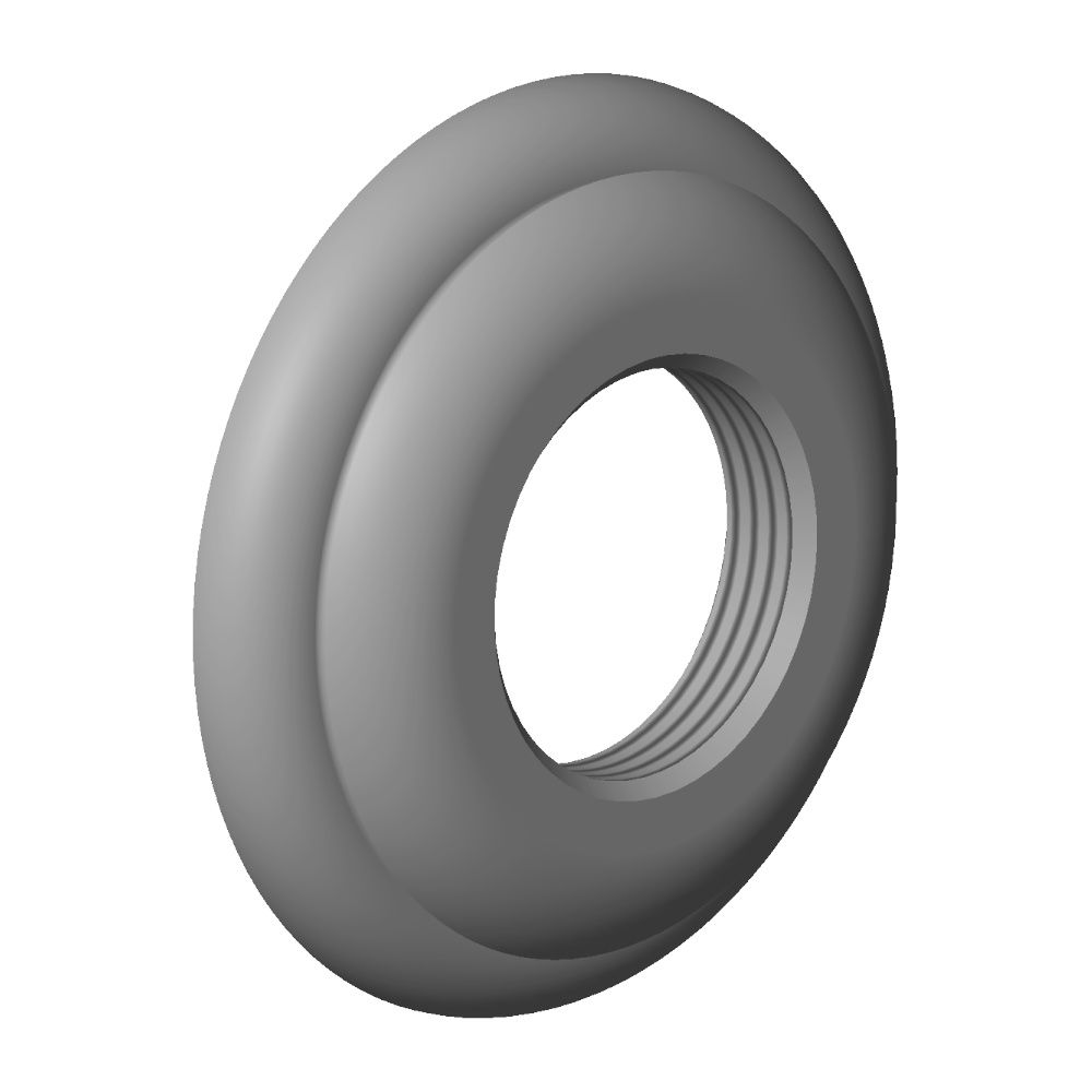 Dornbracht Rosette, 55x10mm, Platin, 092735001-08... DORNBRACHT-092735001-08 4029011385391 (Abb. 2)