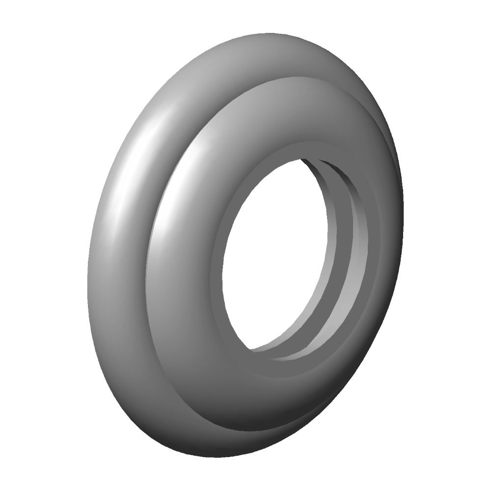 Dornbracht Rosette, 55x26,3x10mm, Chrom, 092735004-00... DORNBRACHT-092735004-00 4029011362057 (Abb. 2)