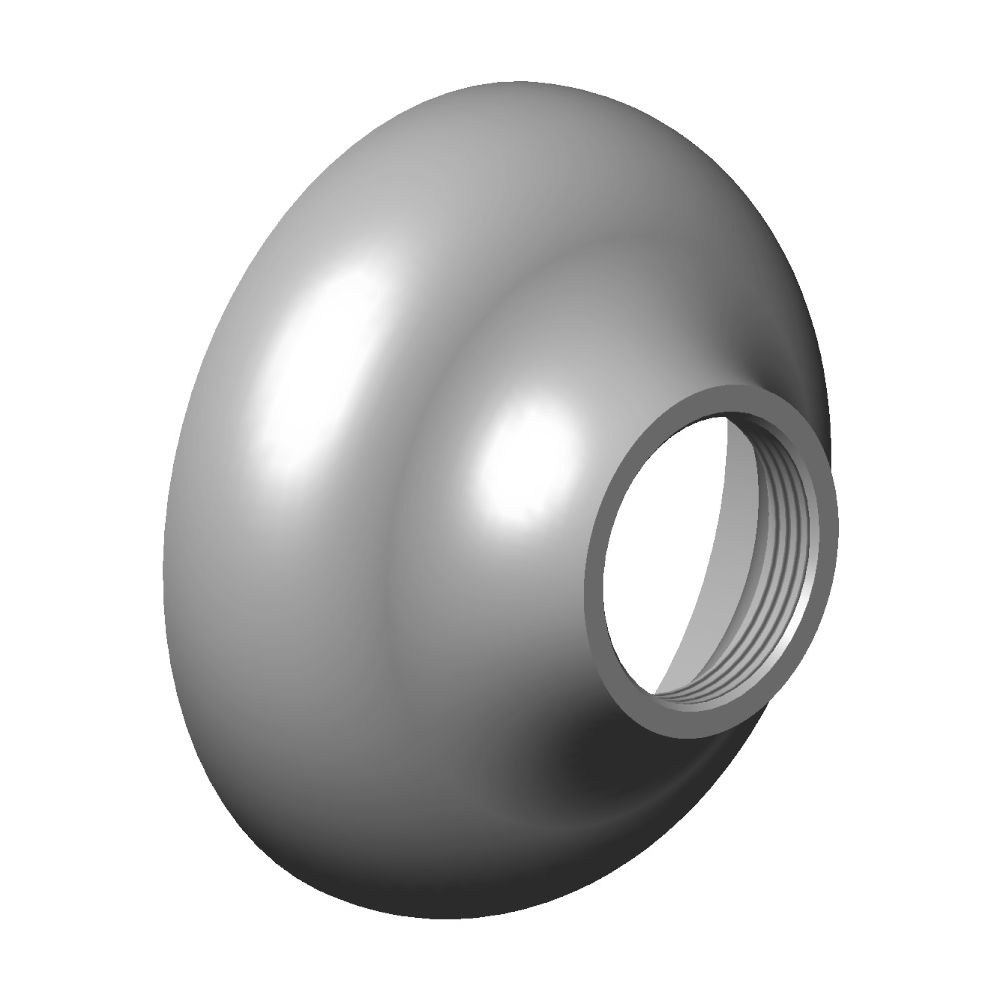 Dornbracht Rosette, 70x31mm, Chrom, 092739010-00... DORNBRACHT-092739010-00 4029011364945 (Abb. 2)
