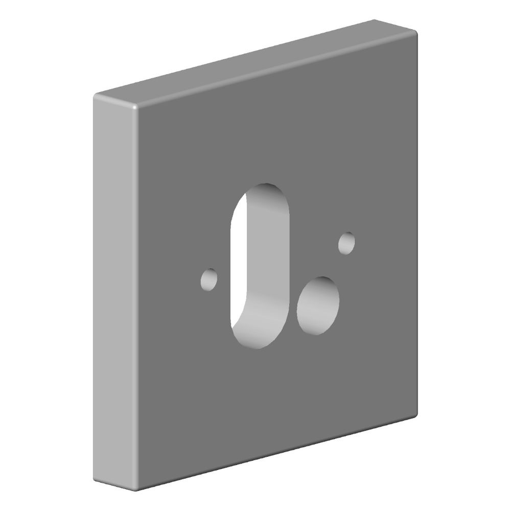 Dornbracht Rosette für Waschtisch Stand, 60x60x9mm, Chrom, 092767013-00... DORNBRACHT-092767013-00 4029011688607 (Abb. 2)