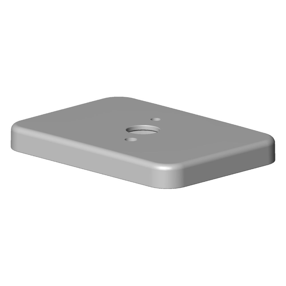 Dornbracht Rosette für Brausehalter Ersatzteile 092771003 55x78x8mm chrom... DORNBRACHT-092771003-00 4029011452857 (Abb. 2)