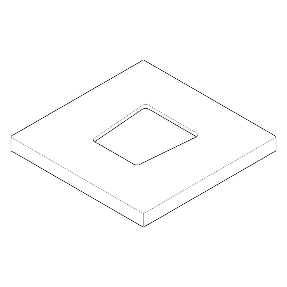 Dornbracht Rosette, 131x131x12,5mm, Champagne, 092773021-47... DORNBRACHT-092773021-47 4029011602764 (Abb. 2)