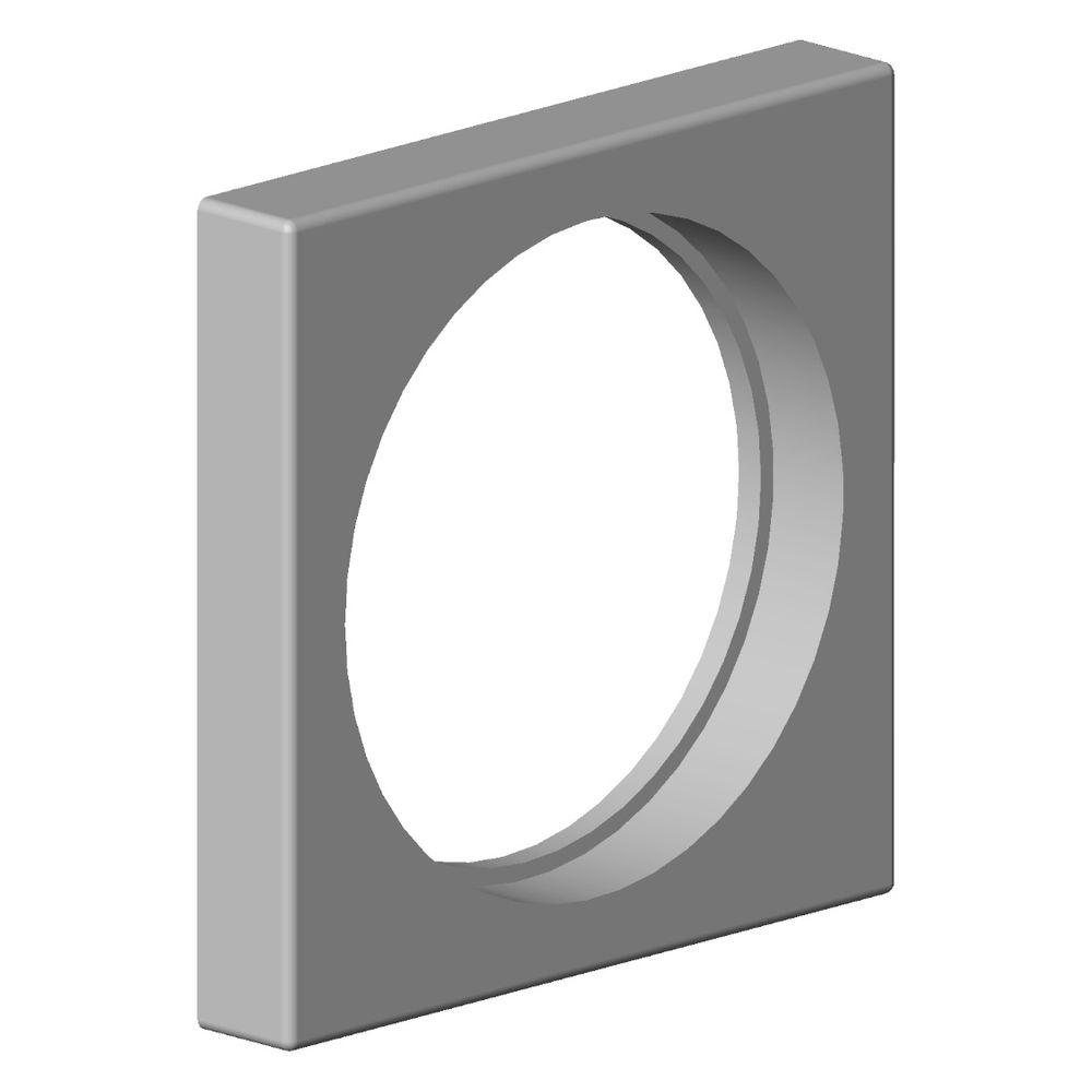 Dornbracht Rosette 55x8,5x55x42,7mm, Chrom, 092778007-00... DORNBRACHT-092778007-00 4029011440205 (Abb. 2)