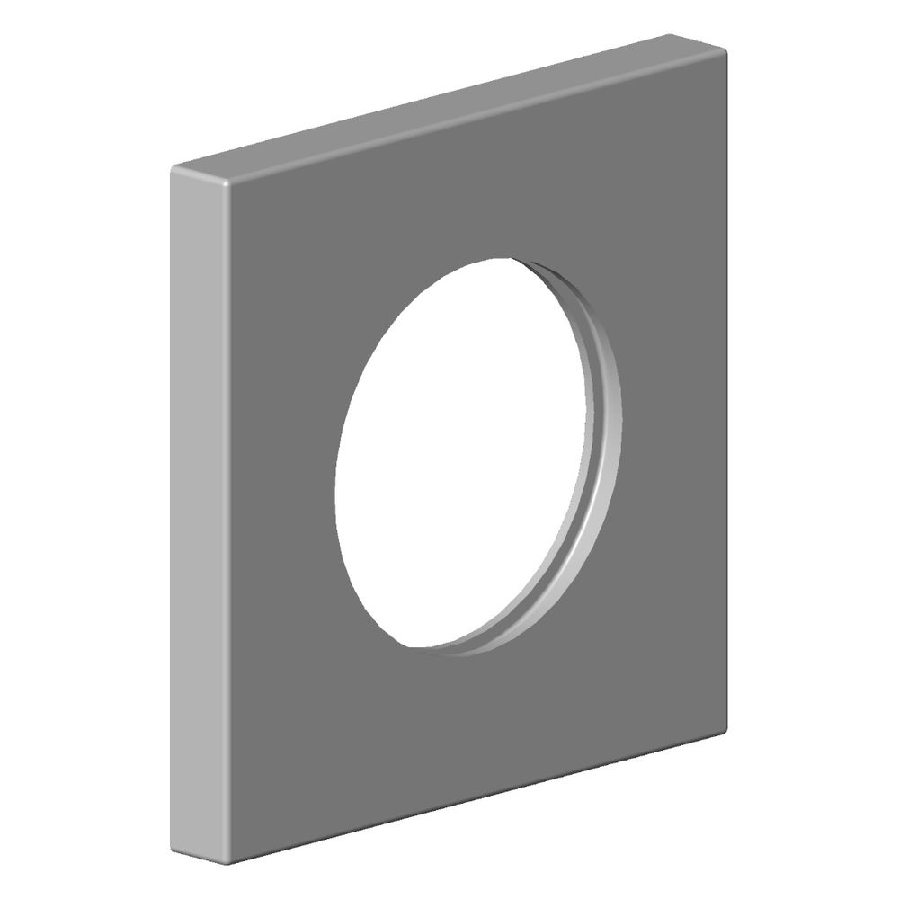 Dornbracht Rosette, 80x80x9mm, D 45,7mm, Platin gebürstet, 092778039-06... DORNBRACHT-092778039-06 4029011678417 (Abb. 2)