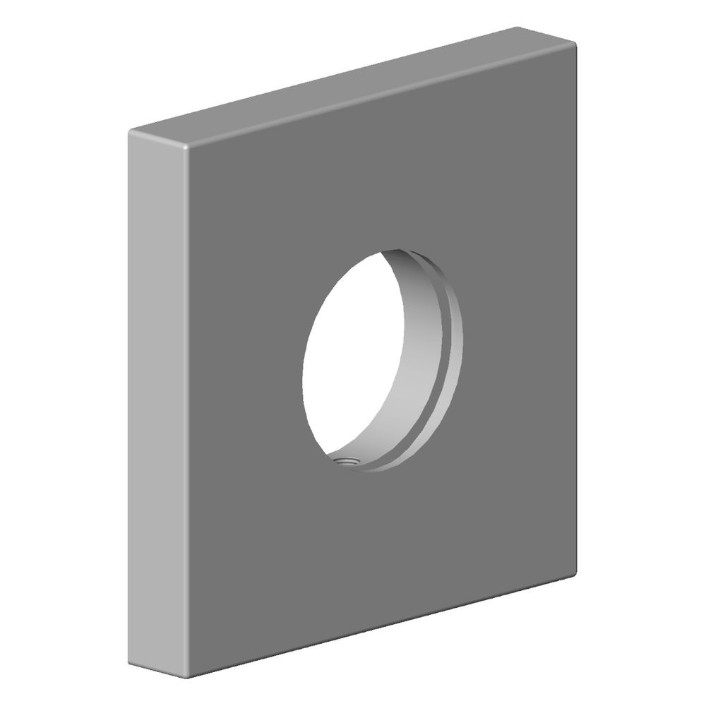Dornbracht Rosette für Eckventil, 60x60x9mm, Platin, 092778042-08... DORNBRACHT-092778042-08 4029011688119 (Abb. 2)