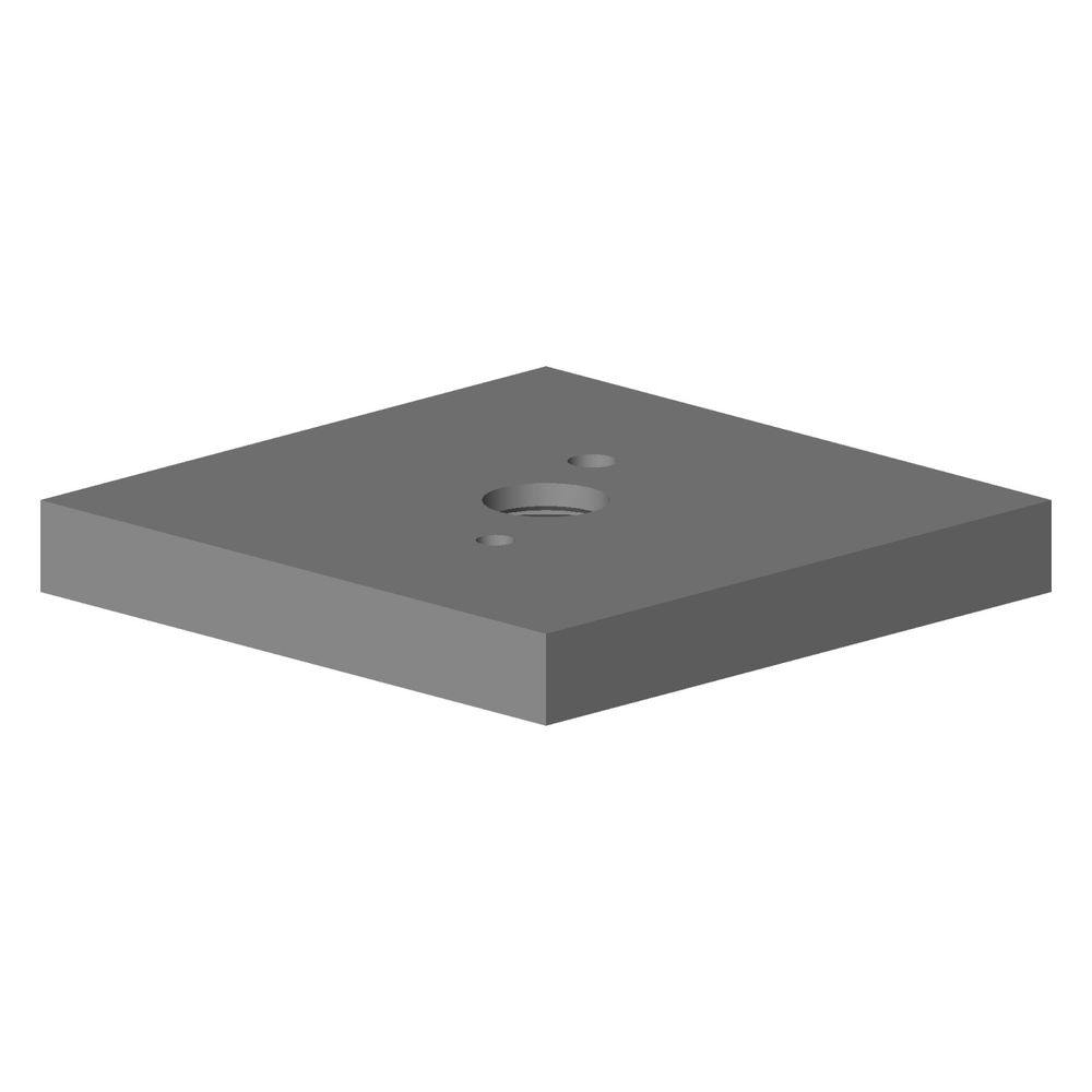 Dornbracht Rosette Ersatzteile 092782005 60x60x8mm chrom... DORNBRACHT-092782005-00 4029011497339 (Abb. 2)