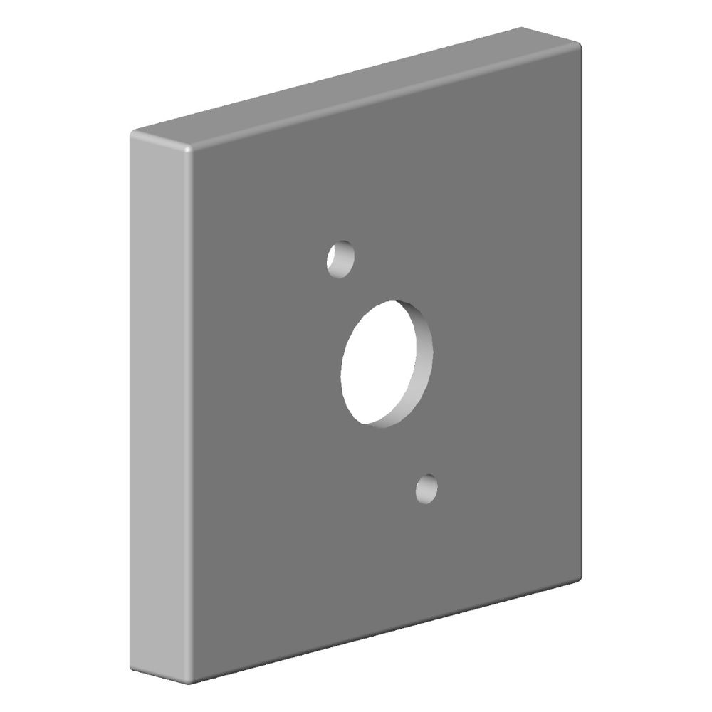 Dornbracht Rosette für Wandanschlussbogen, 60x60x9mm, Chrom, 092782006-00... DORNBRACHT-092782006-00 4029011497384 (Abb. 2)