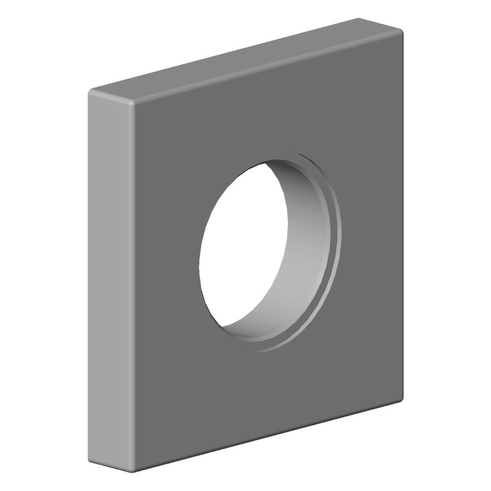 Dornbracht Rosette, 55x55x9x25,2mm, Chrom, 092787013-00... DORNBRACHT-092787013-00 4029011598463 (Abb. 2)