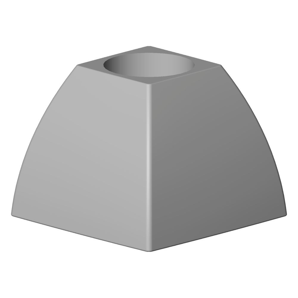 Dornbracht Rosette für Unterputz-Ventil, 58x45x58mm, Chrom, 092791004-00... DORNBRACHT-092791004-00 4029011377839 (Abb. 2)