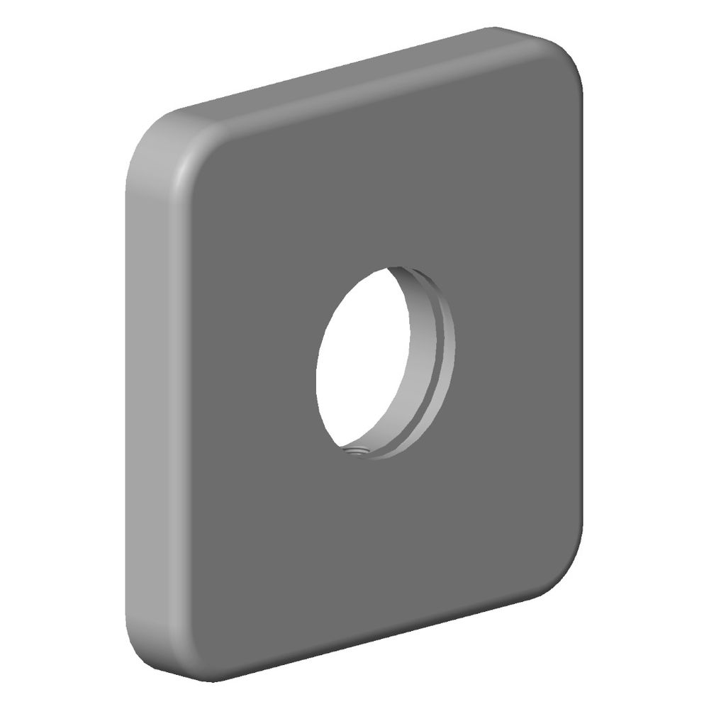 Dornbracht Rosette, 63x63x9mm, Chrom, 092796001-00... DORNBRACHT-092796001-00 4029011466243 (Abb. 2)