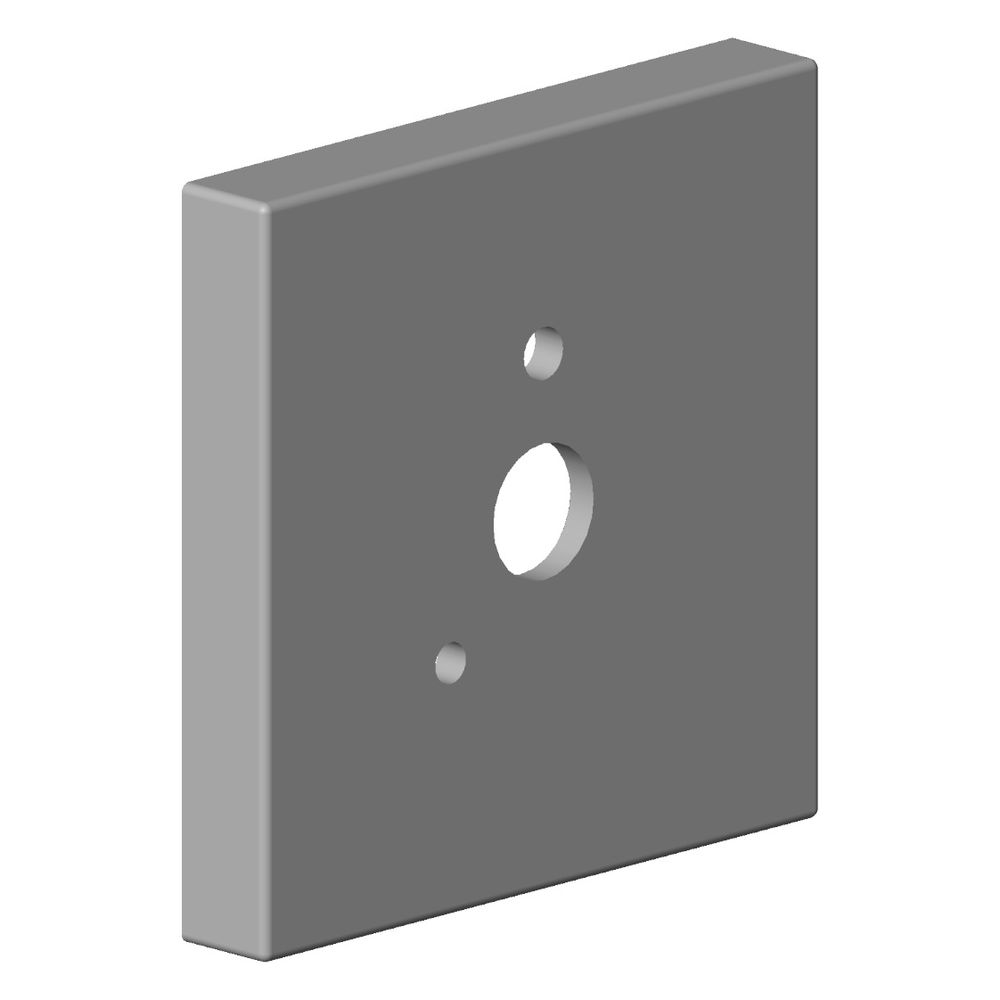 Dornbracht Rosette für Brausehalter, 60x60x9x14,8mm, Platin, 092798002-08... DORNBRACHT-092798002-08 4029011657016 (Abb. 2)