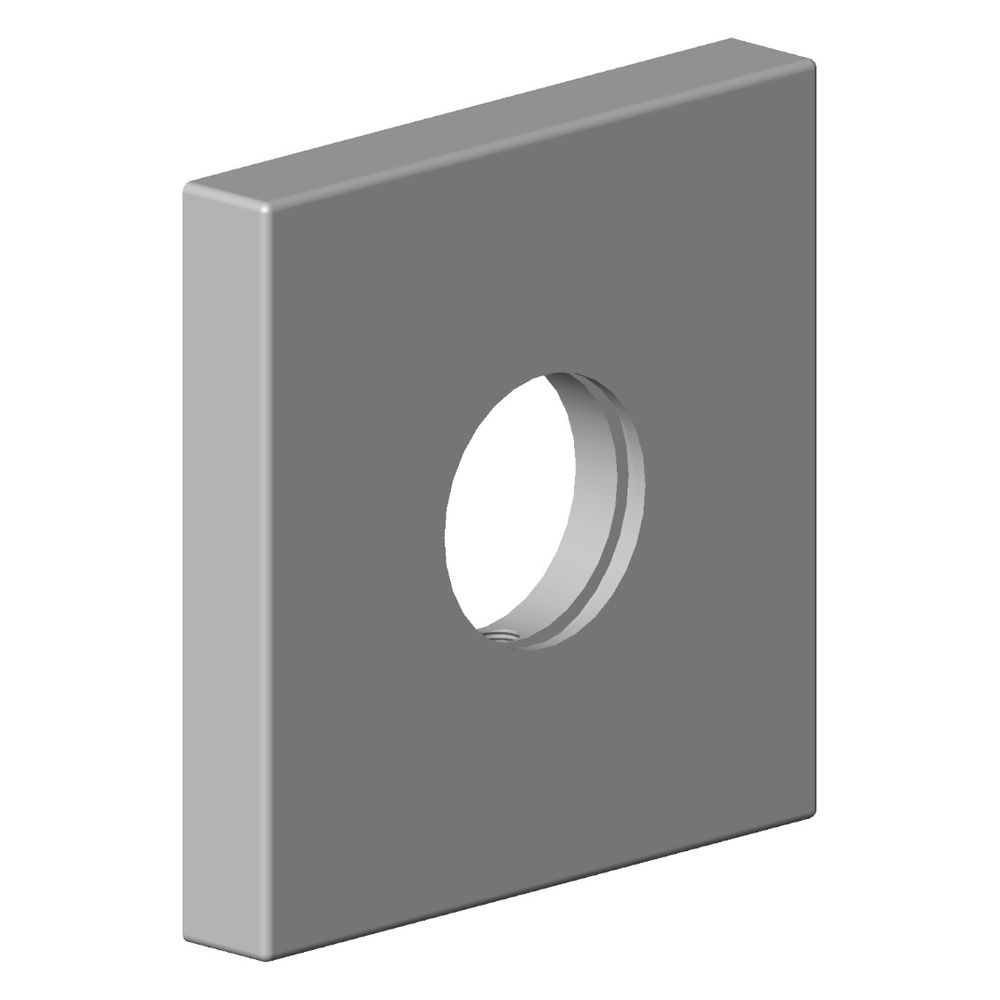 Dornbracht Rosette 60x60x9x d. 24mm, Platin, 092798003-08... DORNBRACHT-092798003-08 4029011663475 (Abb. 2)