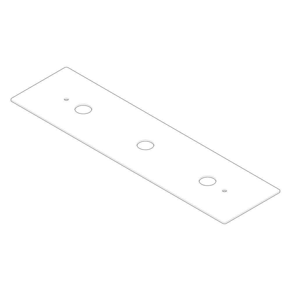 Dornbracht Rosette für Montagerahmen Dreiloch-Stand, 150x570x3mm, Champagne 22... DORNBRACHT-092801013-47 4029011657559 (Abb. 2)