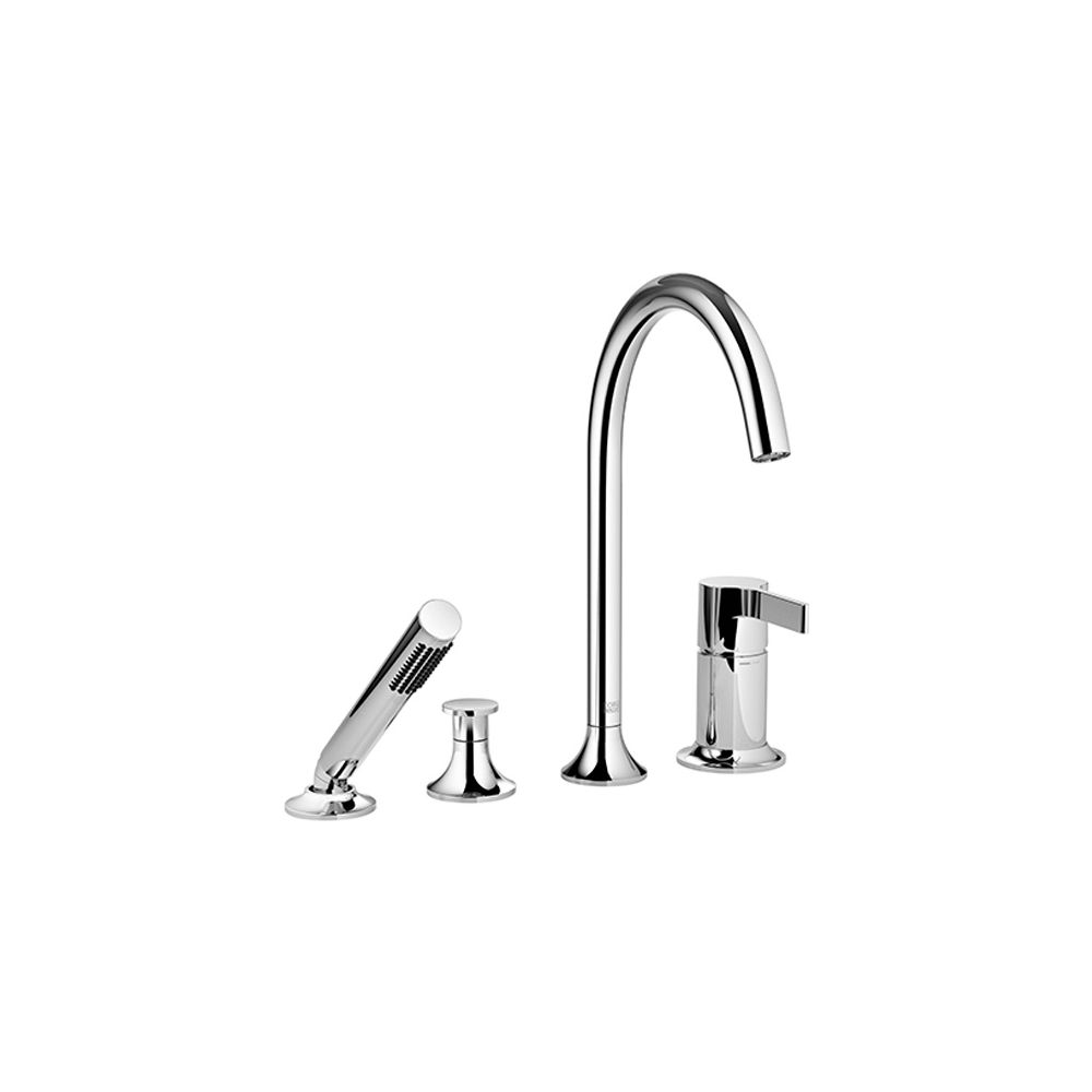 Dornbracht Wannen-Vierlochbatterie Vaia 220mm, Dark Bronze gebürstet PVD... DORNBRACHT-27632809-43 4099477463995 (Abb. 5)
