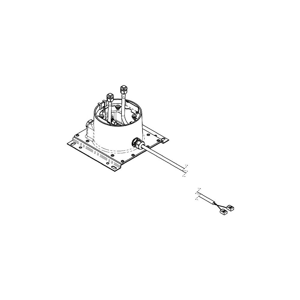 Dornbracht Unterputz-Deckeneinbaukasten für Deckenanbindung mit Licht 2x Anschlu... DORNBRACHT-3504297090 4099477011103 (Abb. 5)
