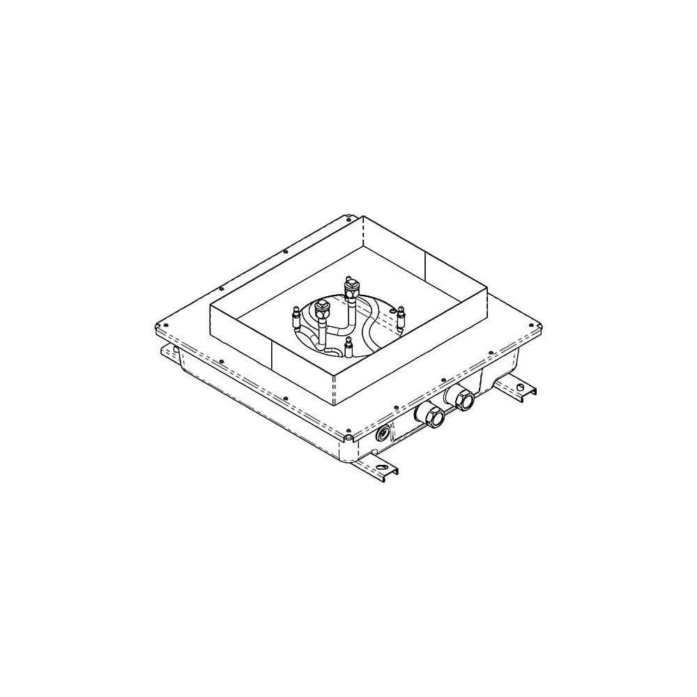 Dornbracht Unterputz-Deckeneinbaukasten für Deckeneinbau flächenbündig 310x250mm... DORNBRACHT-3504397090 4029011952036 (Abb. 5)