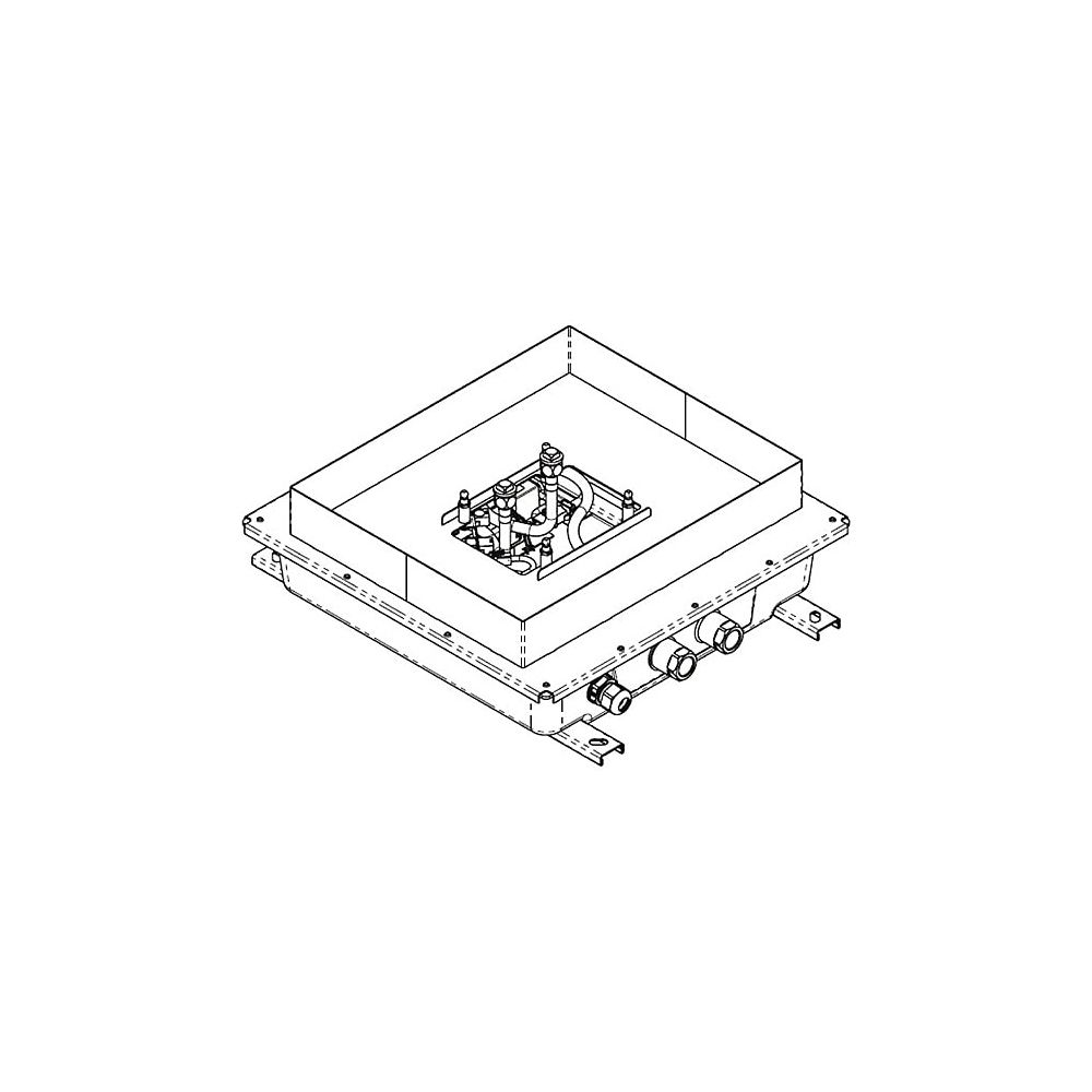 Dornbracht Unterputz-Deckeneinbaukasten für Deckeneinbau mit Licht flächenbündig... DORNBRACHT-3504497090 4029011952005 (Abb. 5)