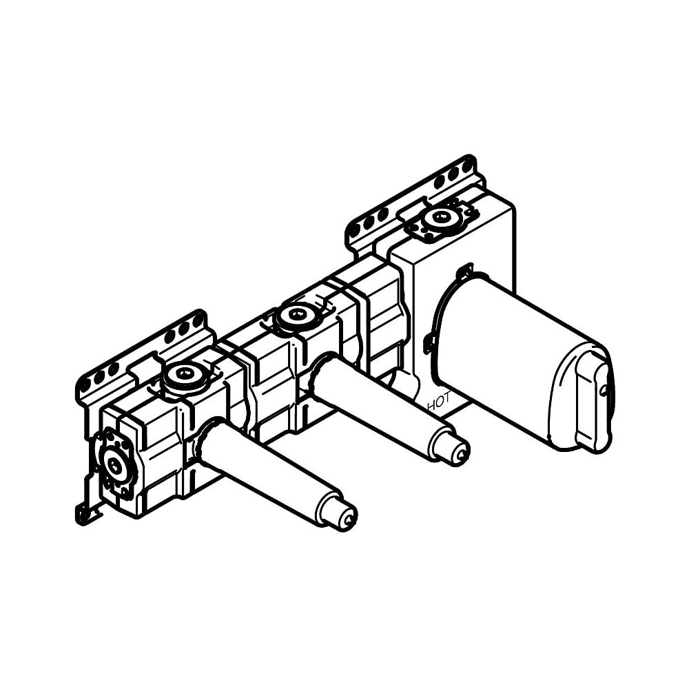 Dornbracht Unterputz-Thermostat-Modul Serienneutral 3/4" 35524970... DORNBRACHT-3552497090 4029011847912 (Abb. 1)