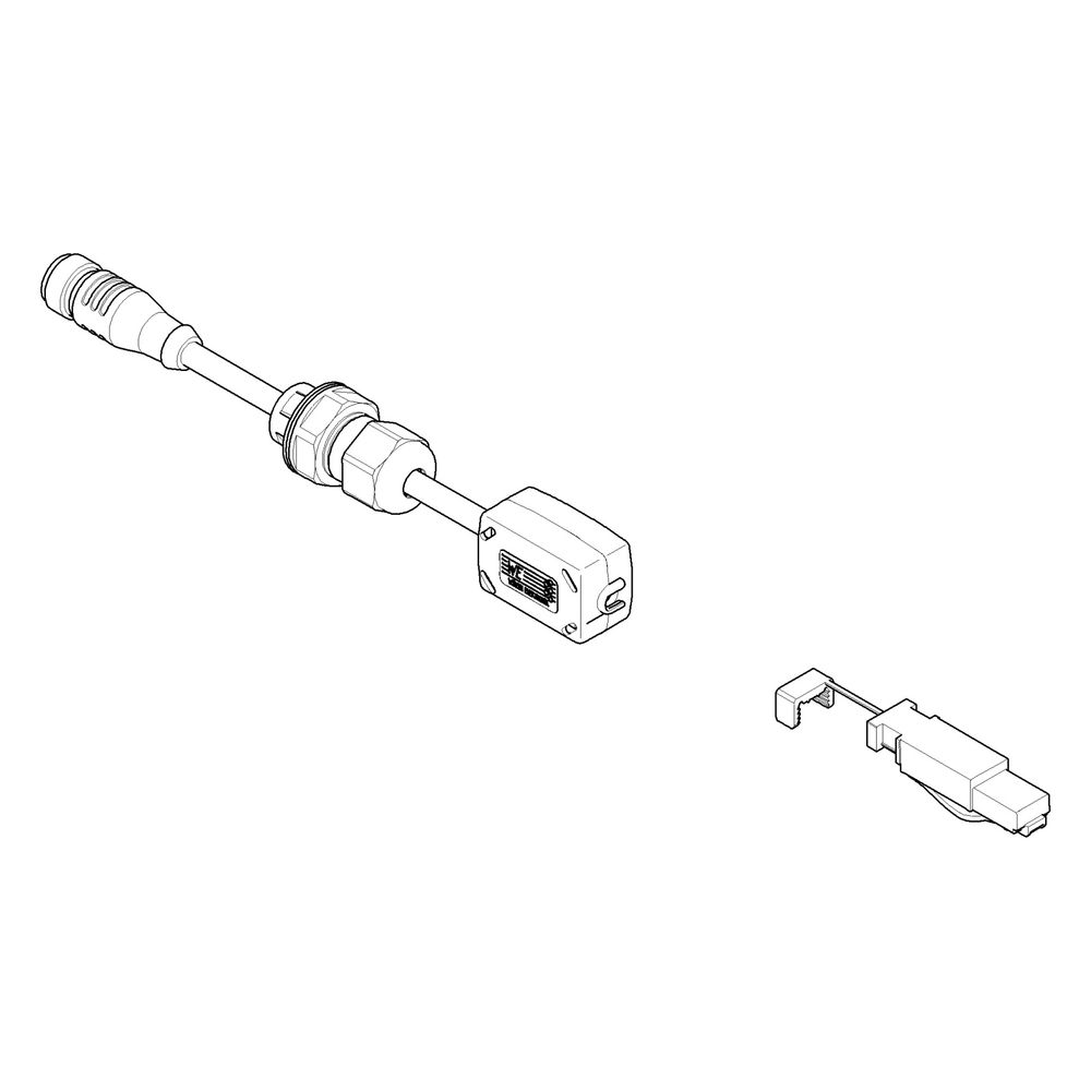 Dornbracht Stecker für Funktionsteil, mit Verschraubung 8polig mit 25m Kabel,... DORNBRACHT-9010010120090 4029011656156 (Abb. 4)