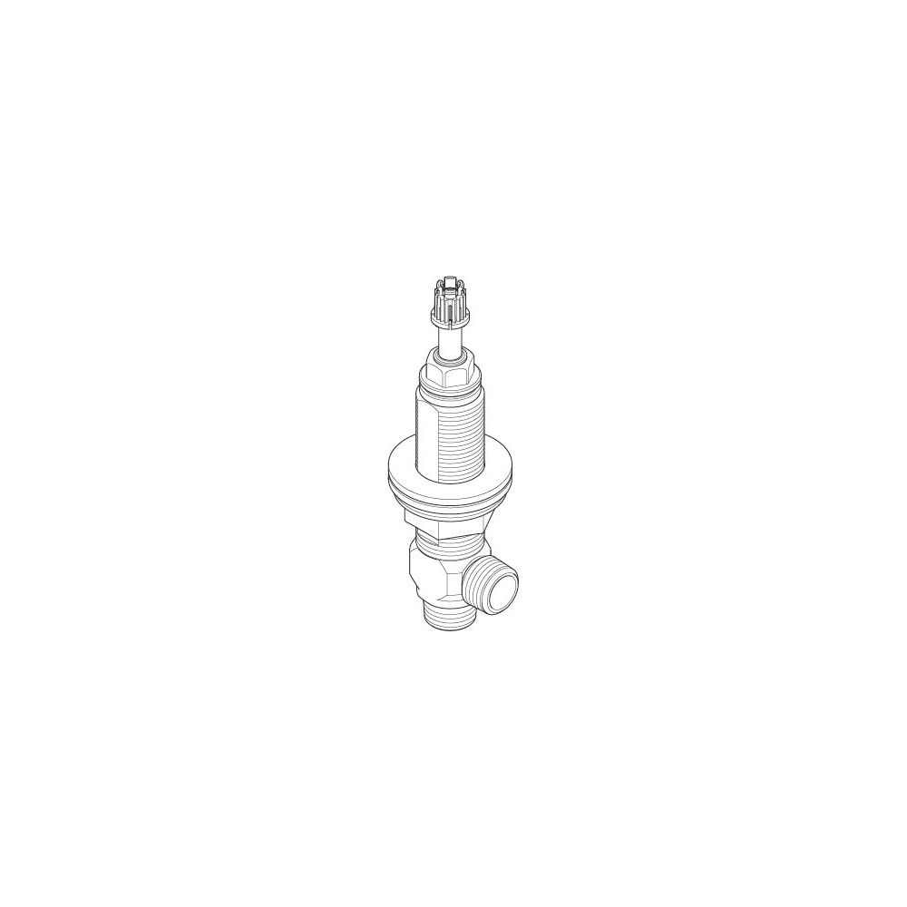 Dornbracht Seitenventil-Keramikoberteil, 1/2" verlängert 15mm, 9017110400290... DORNBRACHT-9017110400290 4029011416798 (Abb. 4)