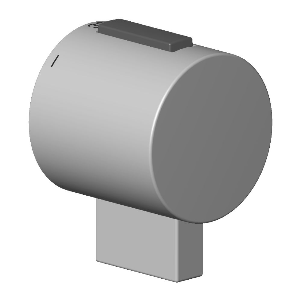 Dornbracht Thermostat-Griff, D 48mm, Platin matt, 90173301800-06... DORNBRACHT-90173301800-06 4029011936241 (Abb. 2)